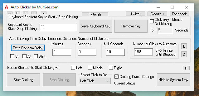 free auto clicker mouse program